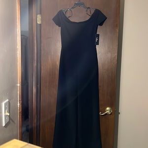 Lulus off the shoulder wide leg jumpsuit NWT
